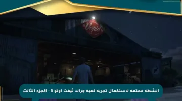 أنشطة ممتعة لاستكمال تجربة لعبة جراند ثيفت أوتو 5 – الجزء الثالث